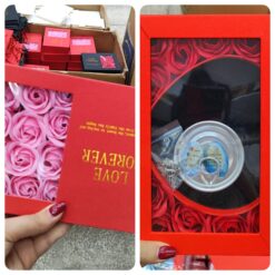 پک گل با گردنبند مروارید عشق 24415